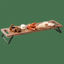 CASA Pratos Para Servir^ACACIA LUX Prancha Para Servir /mesa Preto, Natural