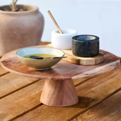 CASA Mesas De Jantar^ACACIA Pernas Para Mesa X Conjunto De 2 Natural