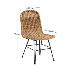 CASA Mesas De Jantar^ACACIA Pernas Para Mesa X Conjunto De 2 Natural