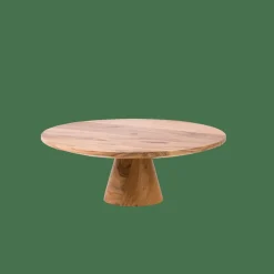 CASA Pratos Para Servir^ACACIA Suporte Para Bolo Natural