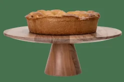 CASA Pratos Para Servir^ACACIA Suporte Para Bolo Natural