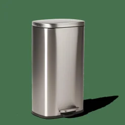 CASA Caixotes De Lixo|Baldes De Lixo^ADELE Balde De Lixo Com Pedal 30L Prateado