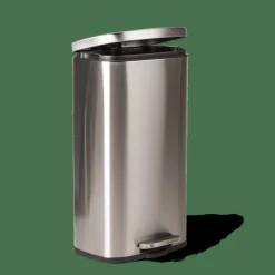 CASA Caixotes De Lixo|Baldes De Lixo^ADELE Balde De Lixo Com Pedal 30L Prateado
