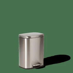 CASA Caixotes De Lixo|Baldes De Lixo^ADELE Balde De Lixo Com Pedal 12L Prateado