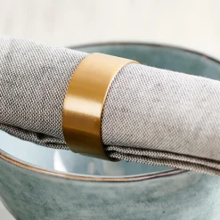 CASA Argolas Para Guardanapo^ALU GOLD Argola Guardanapo Dourado