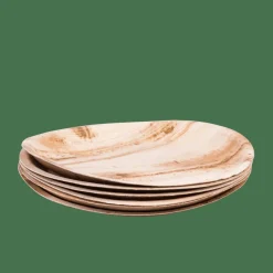 CASA Pratos^ARECA LEAF Pratos Conjunto De 6 Natural