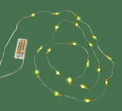 CASA Grinaldas Com Luzes^ARO Grinalda Iluminada Com 20 LEDs 2 Padrões Vermelho, Verde