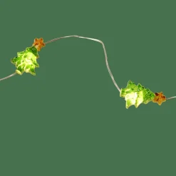 CASA Grinaldas Com Luzes^ARO Grinalda Iluminada Com 20 LEDs 2 Padrões Vermelho, Verde