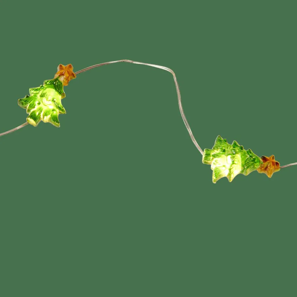 CASA Grinaldas Com Luzes^ARO Grinalda Iluminada Com 20 LEDs 2 Padrões Vermelho, Verde