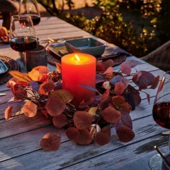 CASA Decoração Para Pendurar|Outono^AUTUMN Coroa Decorativa Cor-de-laranja