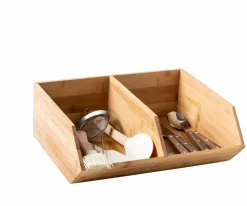 CASA Latas De Alimentos|Caixas De Alimentos^BAMBOO Caixa De Arrumação Pote De Ervas Natural