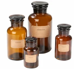 CASA Latas De Alimentos|Caixas De Alimentos^BAMBOO Caixa De Arrumação Pote De Ervas Natural