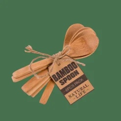 CASA Conjuntos^BAMBOO Colheres Conjunto De 6 Natural