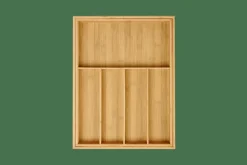 CASA Cestos-Gaveta^BAMBOO Organizador Gaveta Extensível Natural