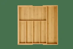 CASA Cestos-Gaveta^BAMBOO Organizador Gaveta Extensível Natural