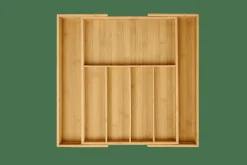 CASA Cestos-Gaveta^BAMBOO Organizador Gaveta Extensível Natural