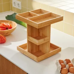 CASA Cestos-Gaveta^BAMBOO Organizador Natural
