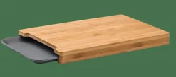 CASA Tábuas^BAMBOO Tábua Com Recipiente Cinzento, Natural