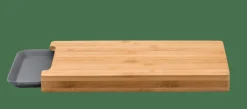 CASA Tábuas^BAMBOO Tábua Com Recipiente Cinzento, Natural