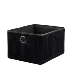 CASA Cestos-Gaveta^BASIC Cesto Dobrável Preto