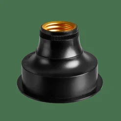 CASA Lâmpadas Led|Grinaldas Com Luzes^BATI Casquilho Pilha E27 Preto