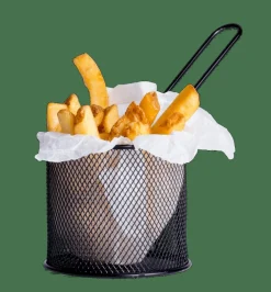 CASA Aperitivo E Tapas^BLACK Cesto Para Servir Preto