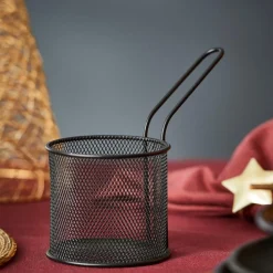 CASA Aperitivo E Tapas^BLACK Cesto Para Servir Preto
