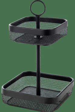 CASA Acessórios De Cozinha^BLACK LUNAR Cesto Quadrado De 2 Peças Preto