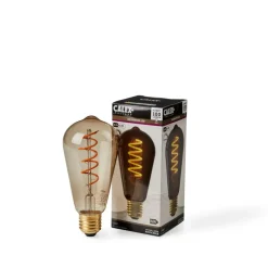 CASA Lâmpadas Led^CALEX Lâmpada Filamento E27 Castanho