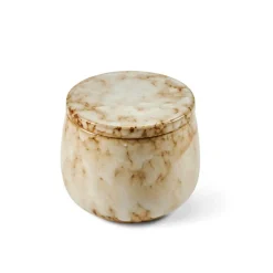 CASA Velas^CERAMIC Vela Em Pote Bege