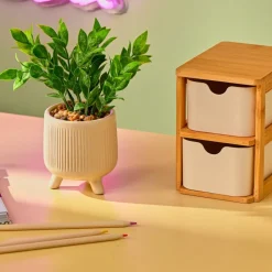 CASA Plantas Artificiais^CERA Planta Artificial Diversas Cores
