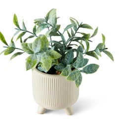 CASA Plantas Artificiais^CERA Planta Artificial Diversas Cores
