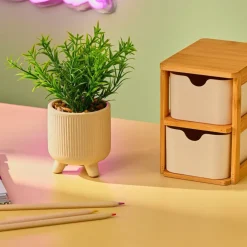 CASA Plantas Artificiais^CERA Planta Artificial Diversas Cores
