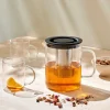 CASA Acessórios Para Chá^CHAI Bule 1,5 L Preto, Transparente