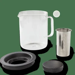 CASA Acessórios Para Chá^CHAI Bule 1,5 L Preto, Transparente