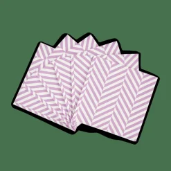 CASA Guardanapos^CHEVRON Guardanapos Conjunto De 20 Roxo