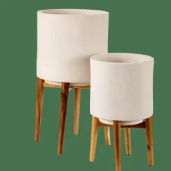 CASA Vasos Em Pé^CHIARO Vaso Branco