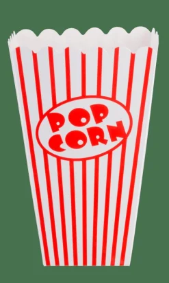 CASA Acessórios De Cozinha^CINEMA Caneca Pipocas Conjunto De 8 Branco, Vermelho