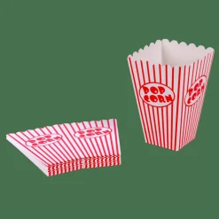CASA Acessórios De Cozinha^CINEMA Caneca Pipocas Conjunto De 8 Branco, Vermelho