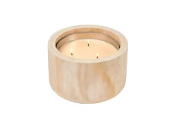 CASA Velas Para Exterior^CITRONELLA WOOD Vela De Jardim Bege