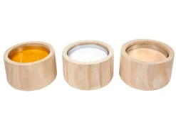 CASA Velas Para Exterior^CITRONELLA WOOD Vela De Jardim Bege