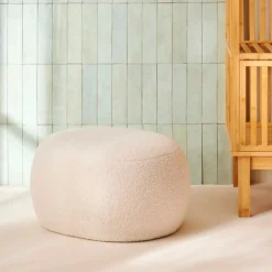 CASA Puffs^COCO Pufe Branco