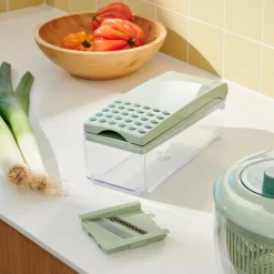 CASA Máquinas De Cozinha|Instrumentos De Cozinha^CUISINO Cortador MultI Verde, Menta
