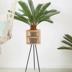CASA Plantas Artificiais^CYCAS Palmeira Verde