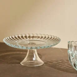 CASA Pratos Para Servir^DAHLITA Prato Para Tarte Transparente