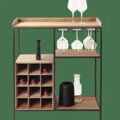 CASA Estantes De Parede^DAMIAN Estante De Parede Preto