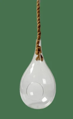 CASA Vasos Para Pendurar^DROP Gota De Vidro Transparente