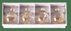 CASA Cartão De Nome De Mesa^DRY FLOWER Suporte Cartão Nome Conjunto De 4 Transparente