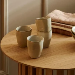 CASA Canecas^EARTH MARL Caneca 20 CL Creme