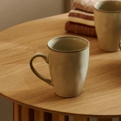 CASA Canecas^EARTH MARL Caneca Com Pega 30 CL Creme